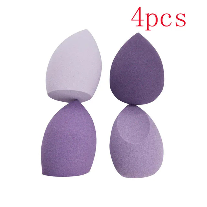 2/12Pcs Triangle Velvet Powder Puff Make up Sponges for Face Eyes Contouring Shadow Seal Cosmetic Foundation Makeup Tool